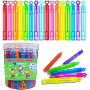 Bubble For Kids Toy | Birthday Party Decoration | Kids Birthday Party Favor Set | Pack of 48 Mini Wands