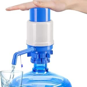 Water Bottles Pump Manual Hand Pressure Drinking Water Pump with an Extra Tube and Fits Most 2-6 Gallon Water Coolers and Jars