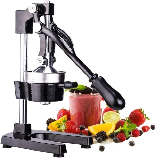 Commercial Grade CitrUS Juicer Hand Press Manual Fruit Juice Squeezer Orange Lemon Pomegranate Black