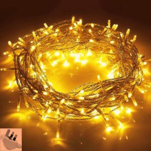 Fairy Lights 10M/33 Ft,100 LEDs Christmas Tree, Xmas, Events, Festivals, Bedroom, Wedding Decoration Party Fairy String Lights 8 Modes EU 3 Pin Plug 220V