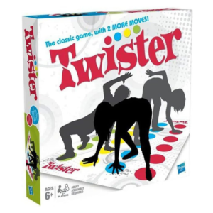 Twister Party Game for Family and Kids Ages 4 and Up, Indoor and Outdoor Game for Kids Ages 4+, 2-4 Players