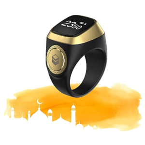 iQIBLA Smart Tasbih Zikr Ring- Muslim Prayer- Prayer timing reminder- OLED