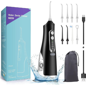 Annmiir Water Dental Flosser Professional Irrigator for Dental & Oral Care with 8 Tips