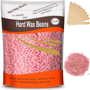 Yovanpur Hard Wax Beans for Painless Hair Removal, Brazilian Waxing for Face,