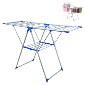 Clothes Drying Stand منشر غسيل قابل للطي with Adjustable Folding Wings Clothes Hanger Stand