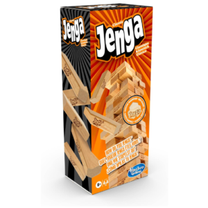 The Original Wood Block Stacking Game- It'S The Classic Jenga Game That Families Have Loved For Generations. Slide Out Blocks One By One, And Place Them On Top Of The Stack. But Don'T Let The Tower Fall Avoid A Tumbling Tower- Every Move Counts In This Strategy Game. Do You Start At The Bottom, Top, Or Middle. Stack And Balance The Blocks To Keep The Wood Tower From Crashing Game For 1 Or More Players- No Friends Around. No Problem. Play Classic Jenga Solo. Or Enjoy This Fun And Easy Indoor Game For Kids With A Group. It'S A Fun Homeschool Break Activity